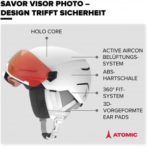 SAVOR VISOR PHOTO White H.