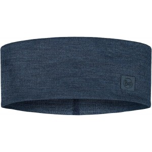 MERINO WIDE HEADBAND BUFF® SOLID NIGHT BLUE