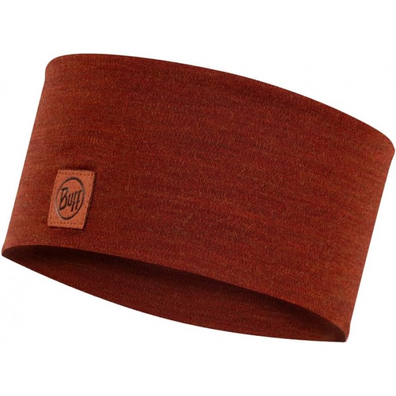 MERINO WIDE HEADBAND BUFF® SOLID SIENNA